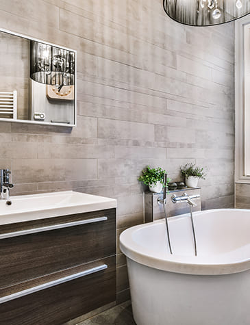 Helles modernes Baddesign | M. Elias Bau